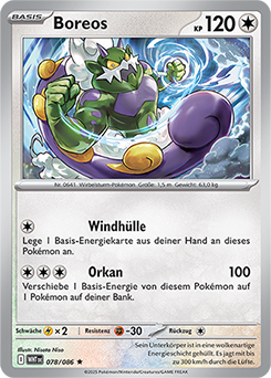 Boreos - WHT 078/086 - Holo - Rare DE