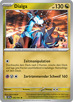 Dialga - SSP 135/191 - Holo - Rare DE