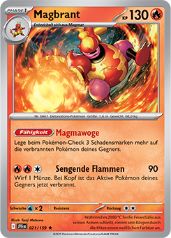 Magbrant - JTG 021/159 - Holo - Rare DE