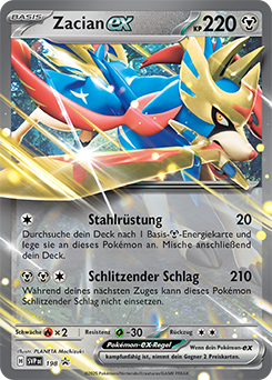 Zacian EX - SVP 198 - Holo - Promo DE