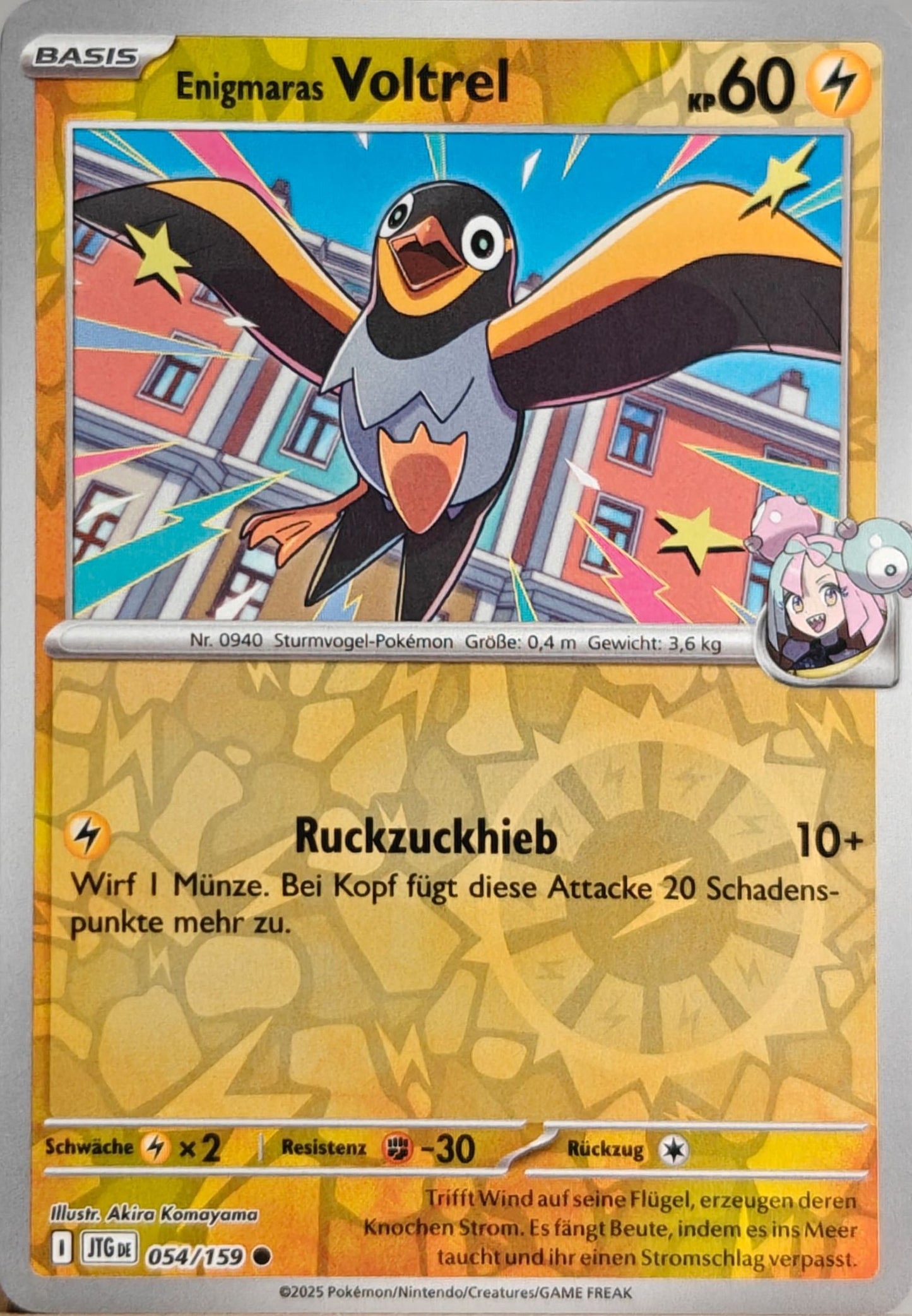 Enigmaras Voltrel - JTG 054/159 - Reverse Holo - Common DE