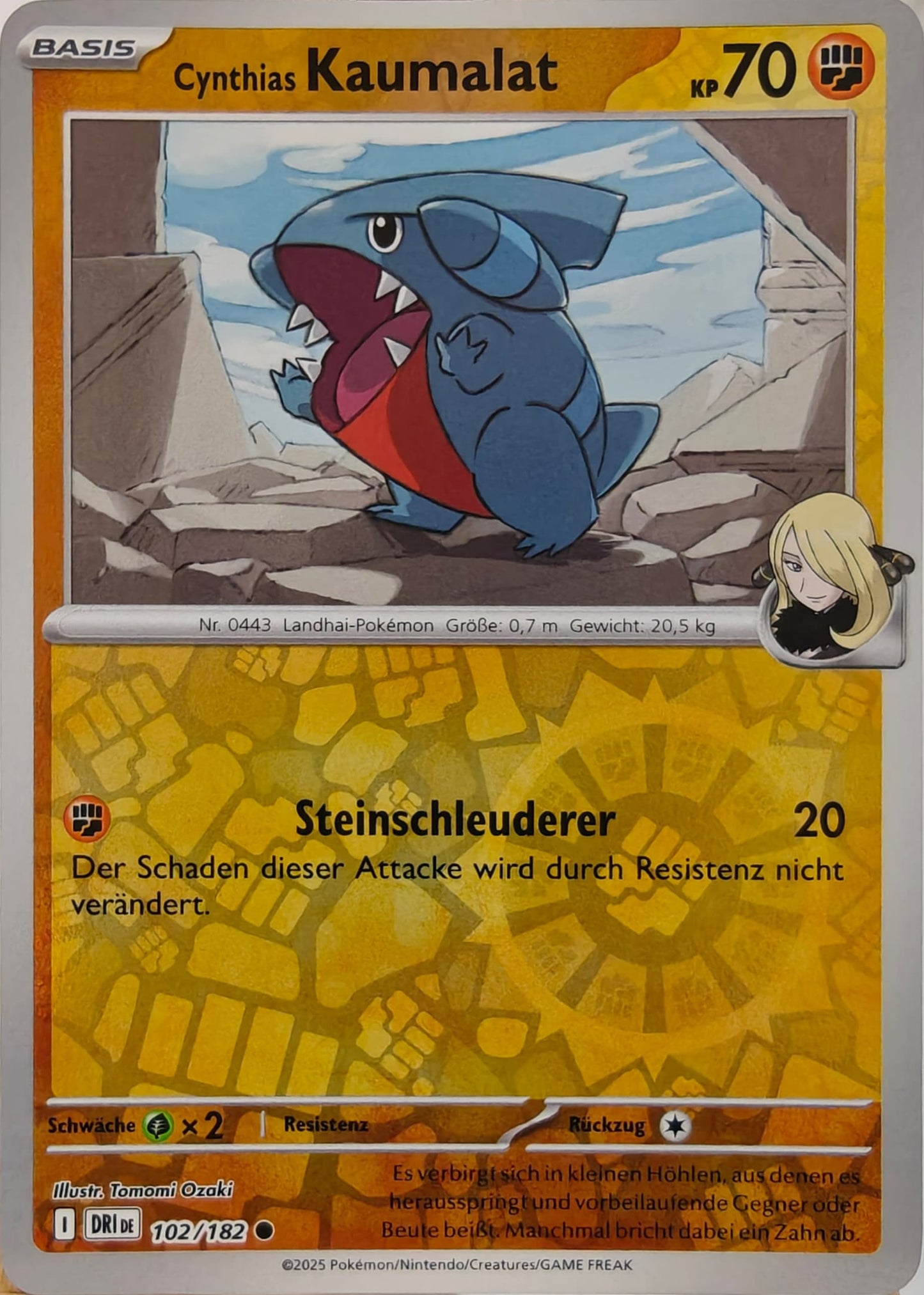 Cynthias Kaumalat - DRI 102/182 - Reverse Holo - Common DE