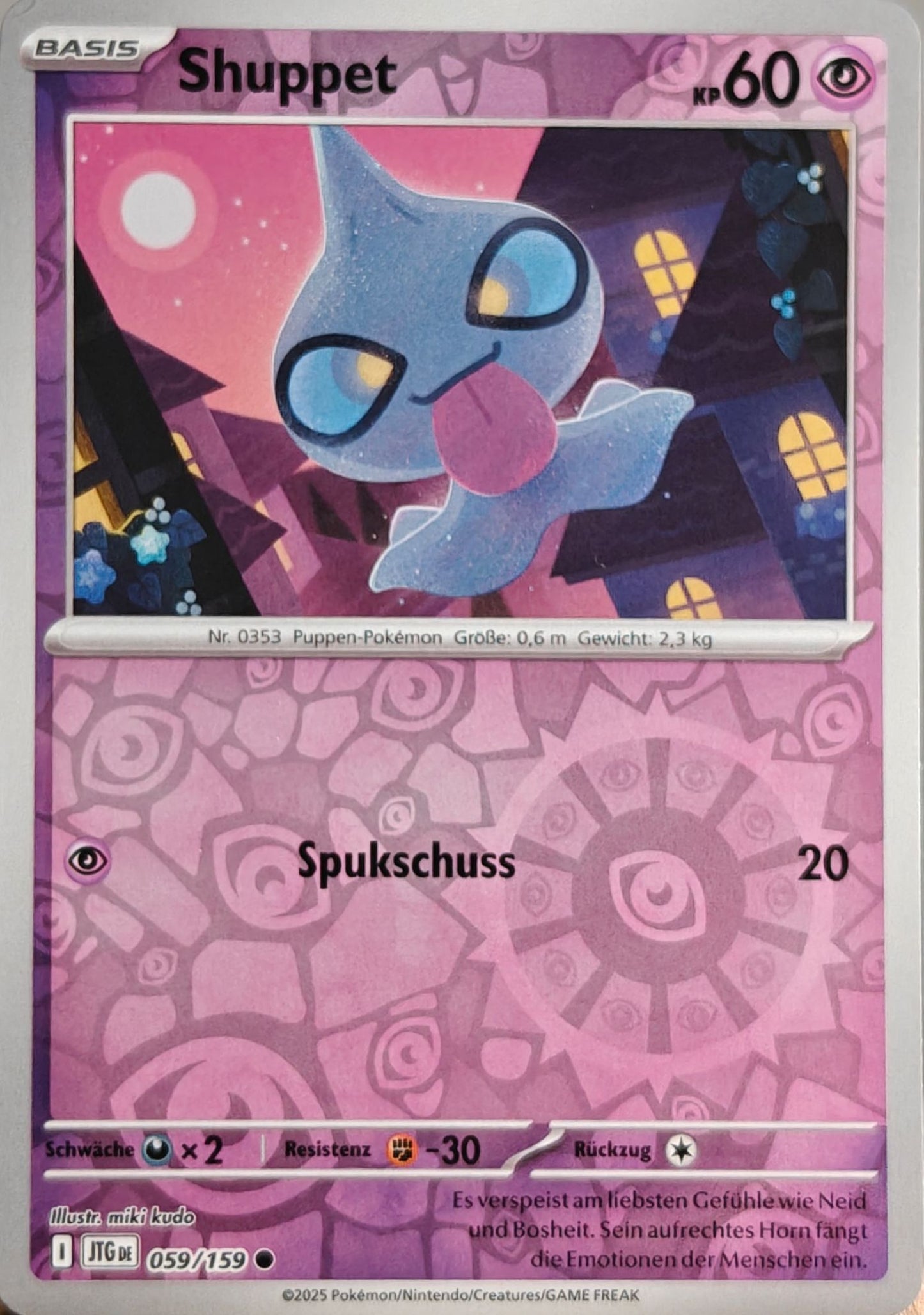 Shuppet - JTG 059/159 - Reverse Holo - Common DE