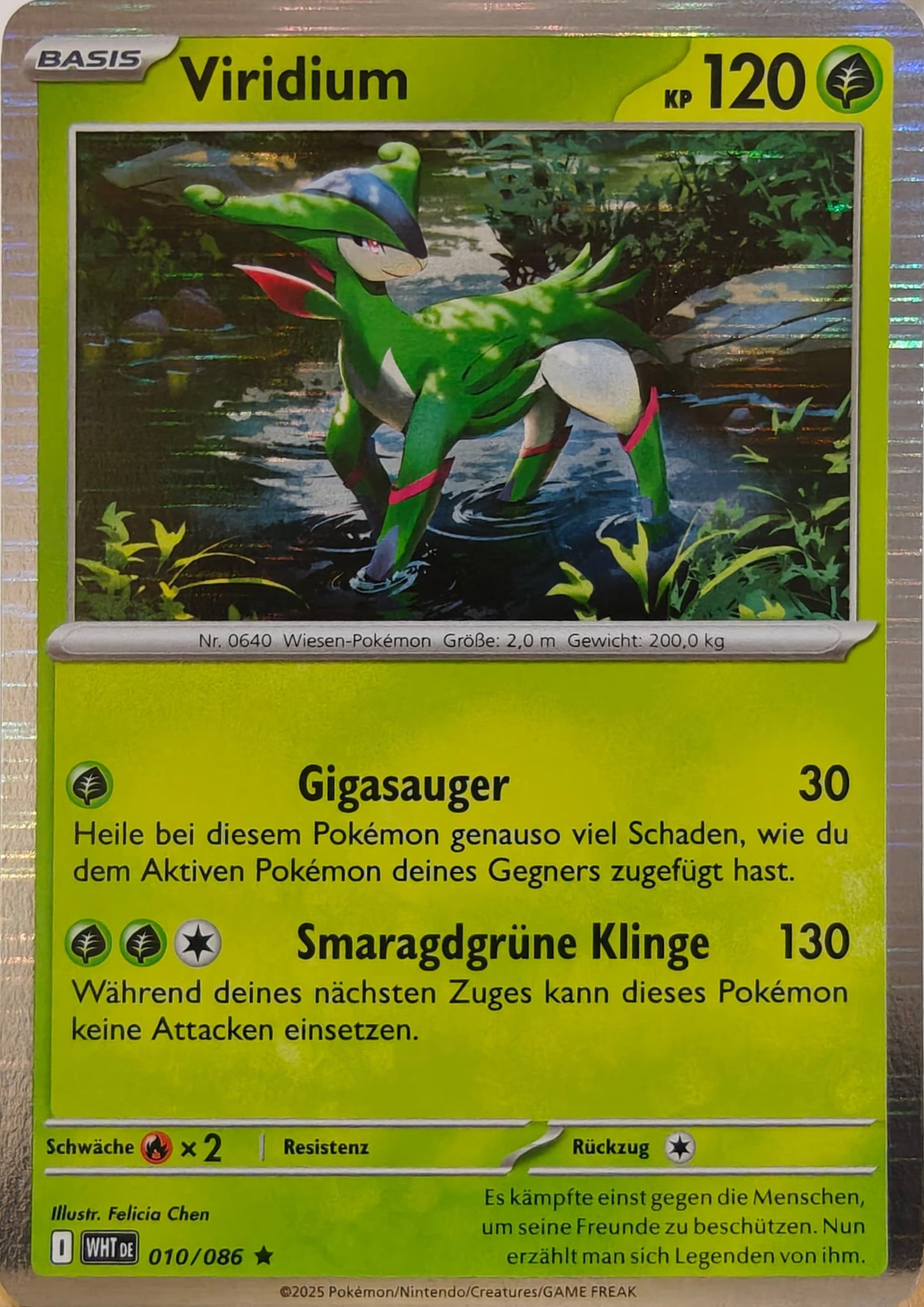 Viridium - WHT 010/086 - Holo - Rare DE