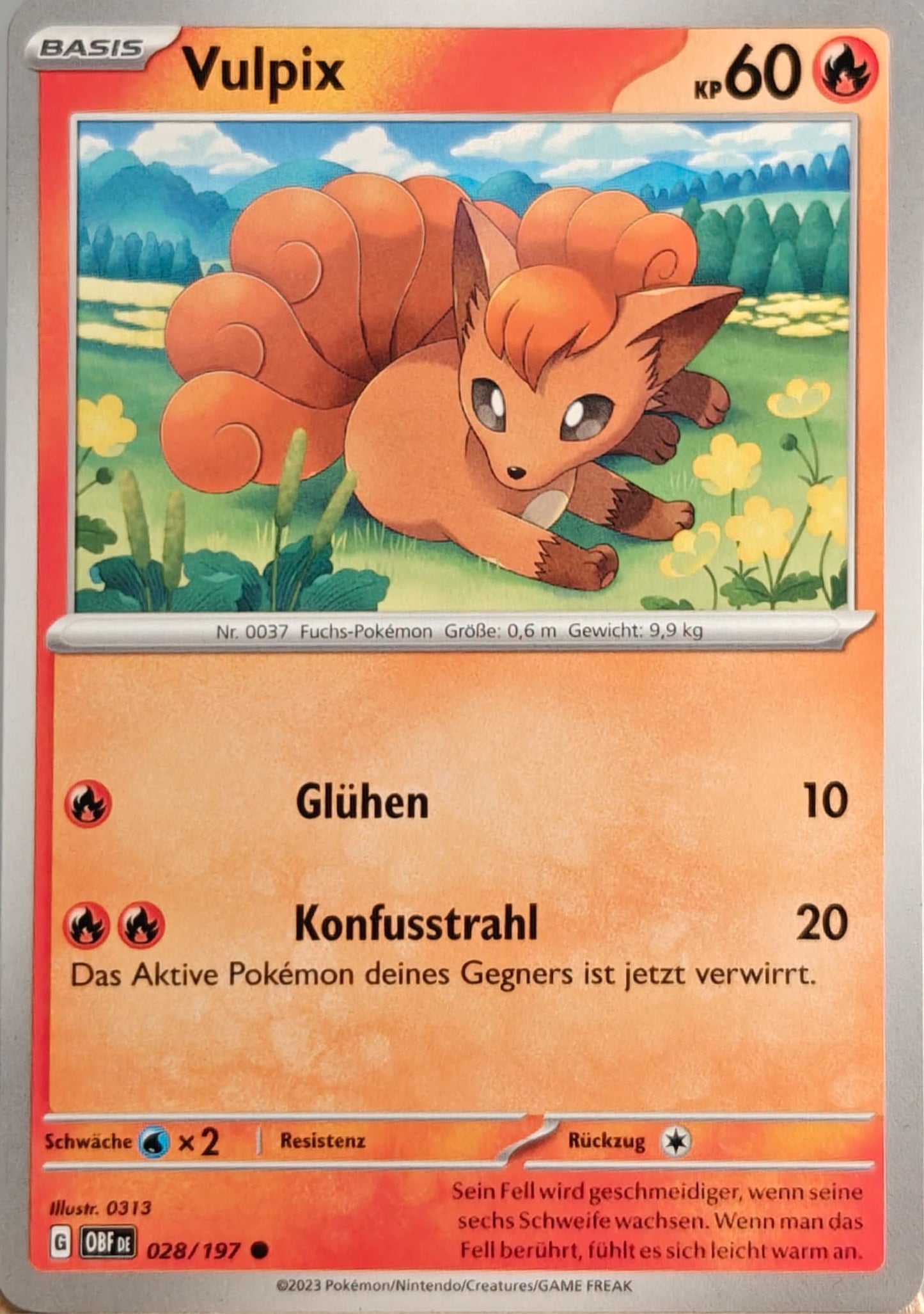 Vulpix - OBF 028/197 - Normal - Common DE