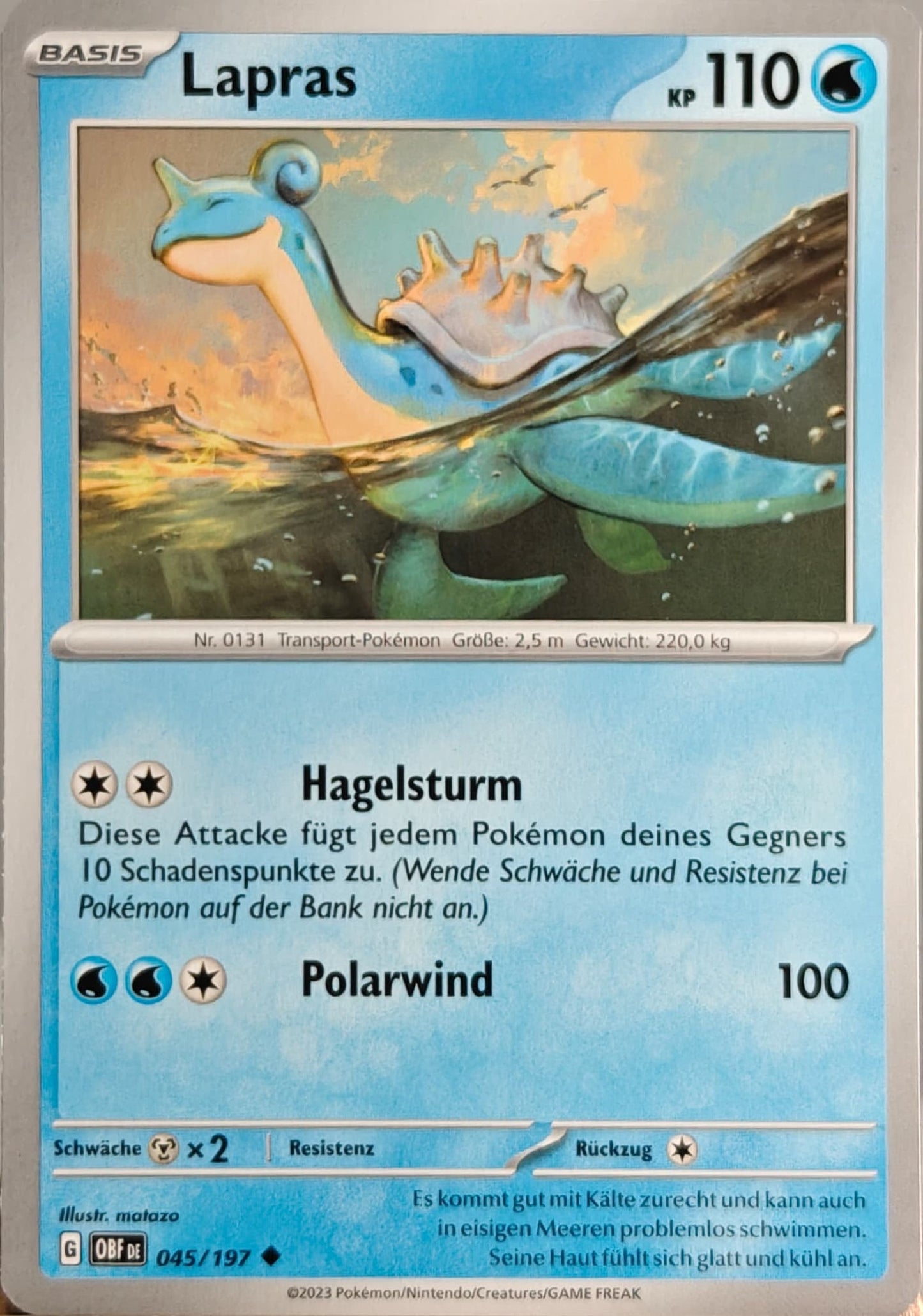 Lapras - OBF 045/197 - Normal - Uncommon DE