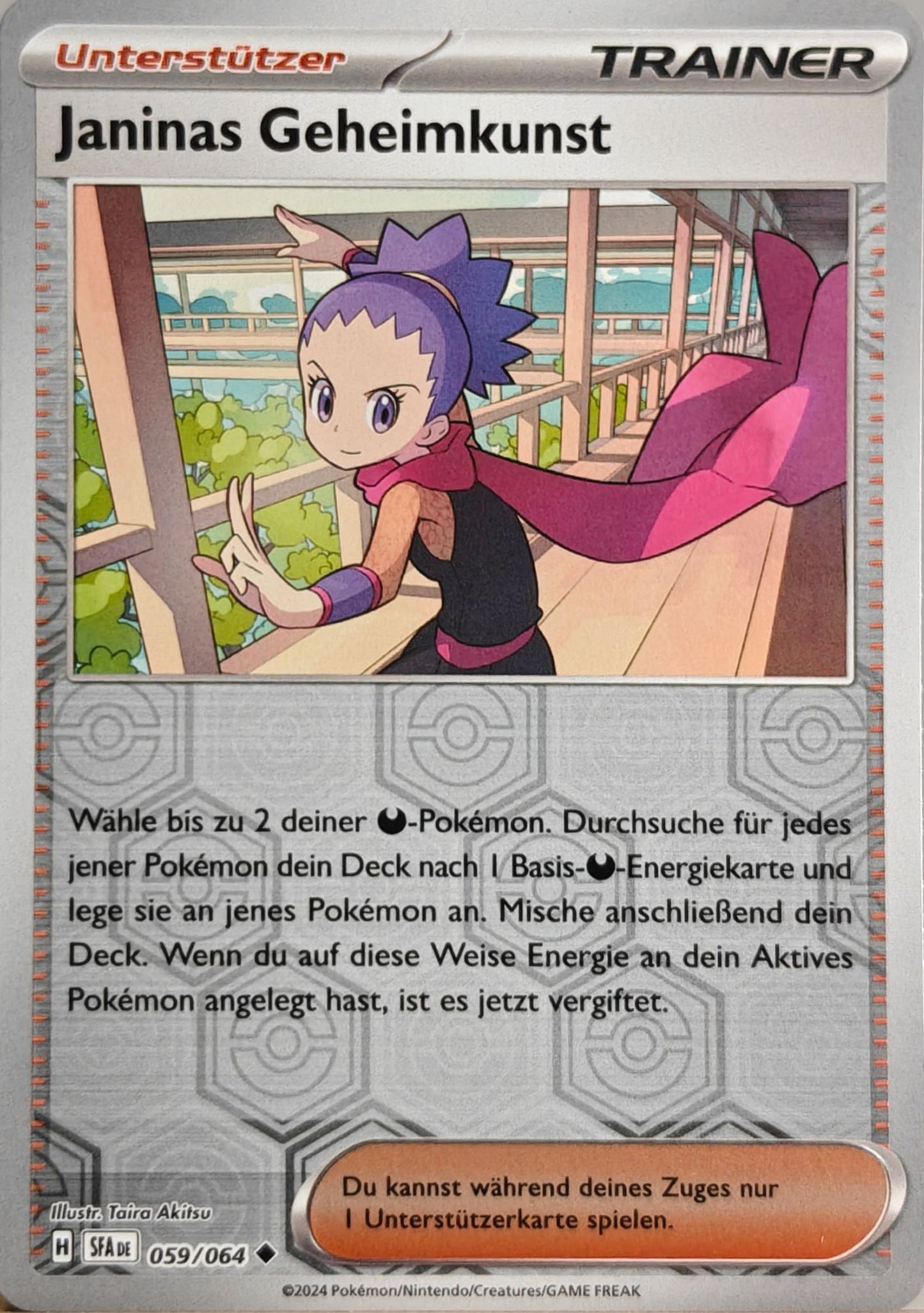 Janinas Geheimkunst - SFA 059/064 - Reverse Pokeball Holo - Unommon DE
