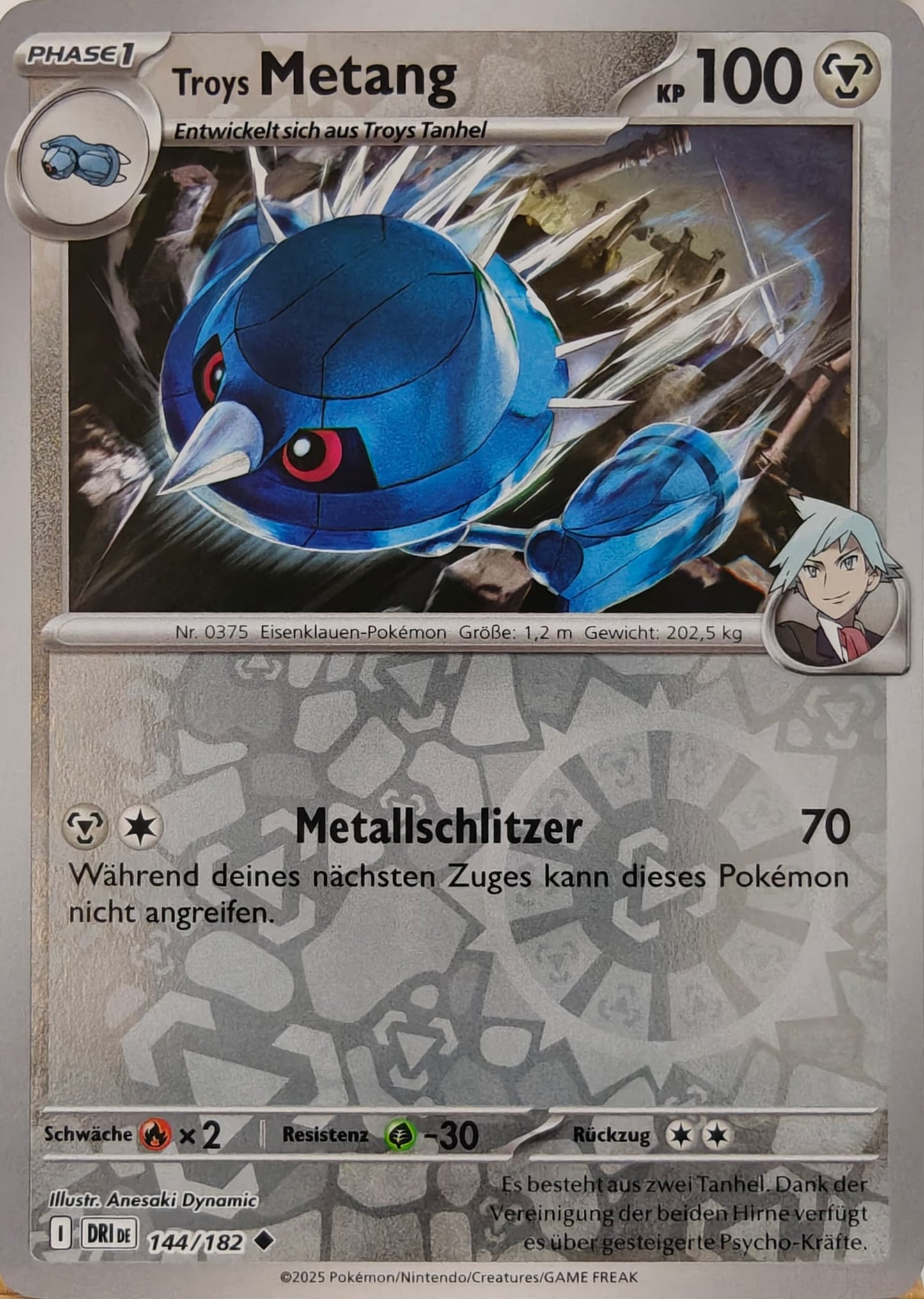 Troys Metang - DRI 144/182 - Reverse Holo - Uncommon DE