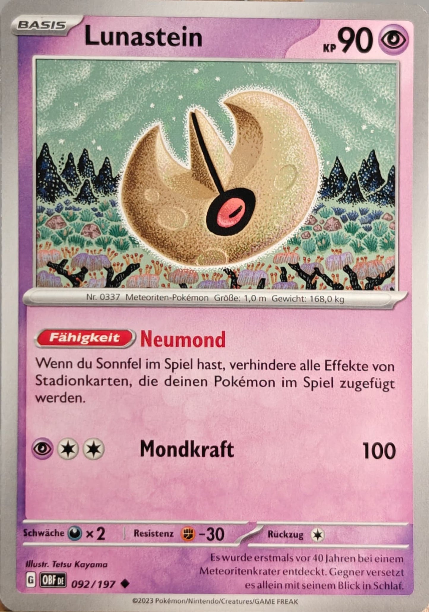 Lunastein - OBF 092/197 - Normal - Uncommon DE