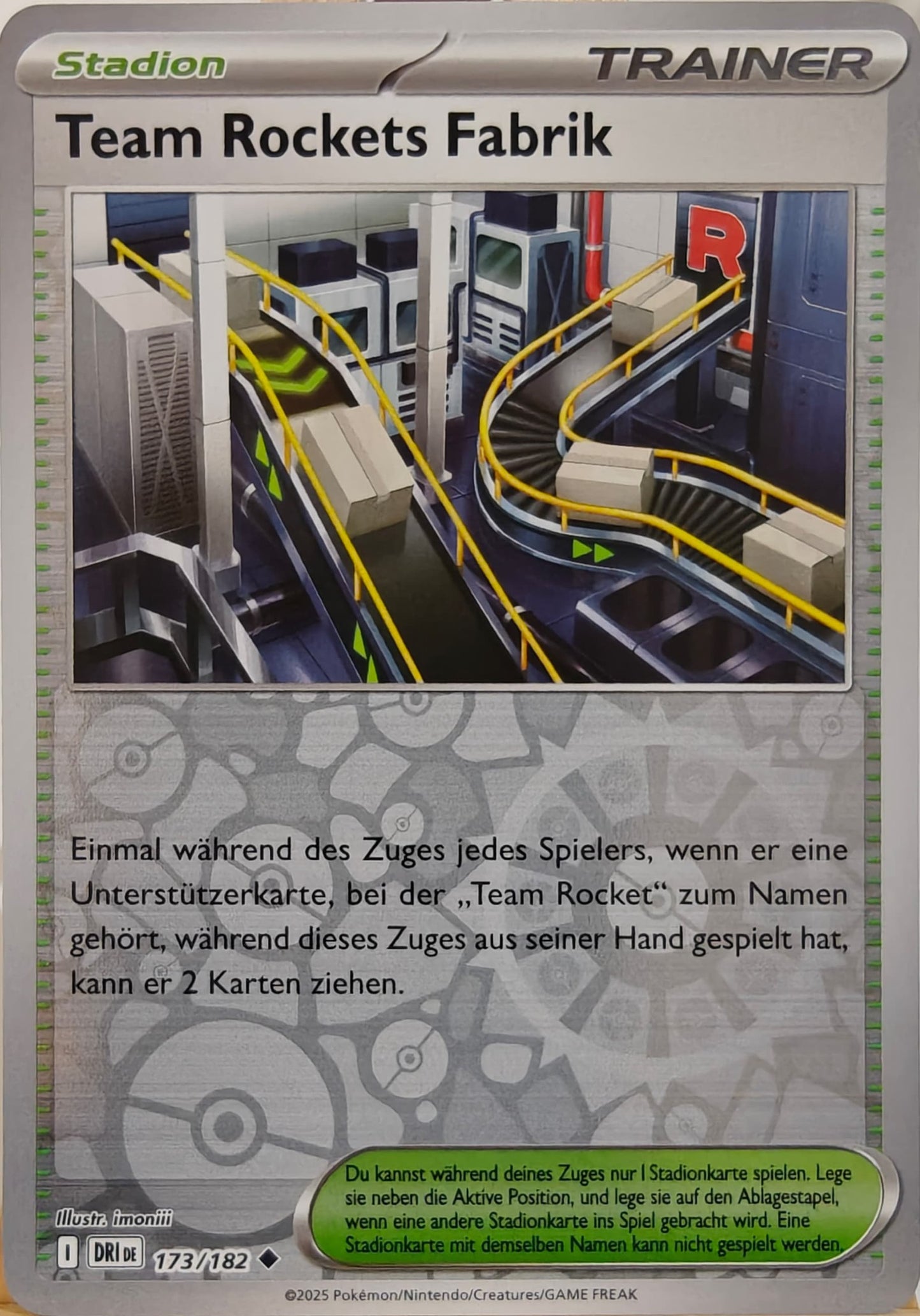 Team Rockets Fabrik - DRI 173/182 - Reverse Holo - Uncommon DE