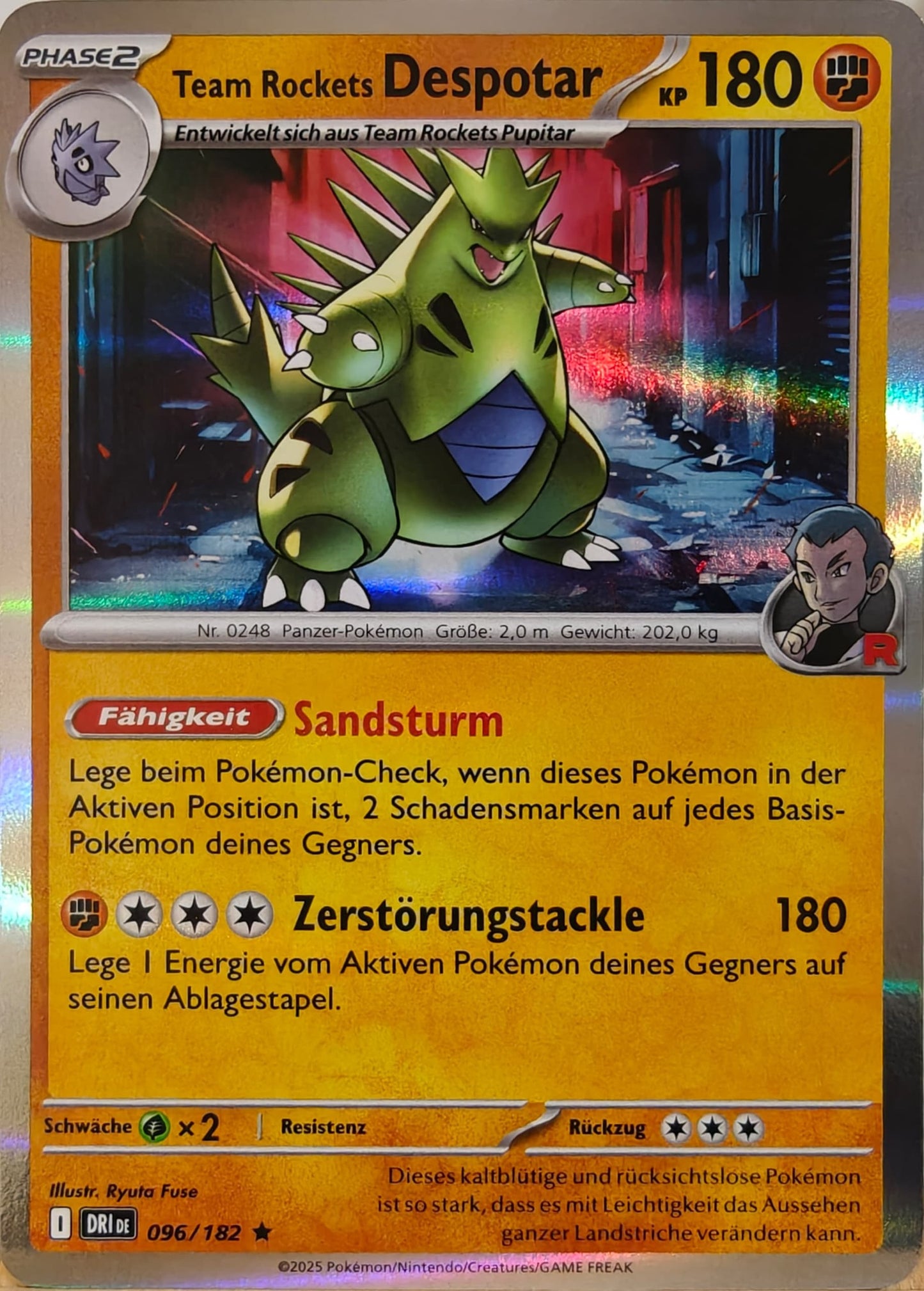 Team Rockets Despotar - DRI 096/182 - Holo - Rare DE
