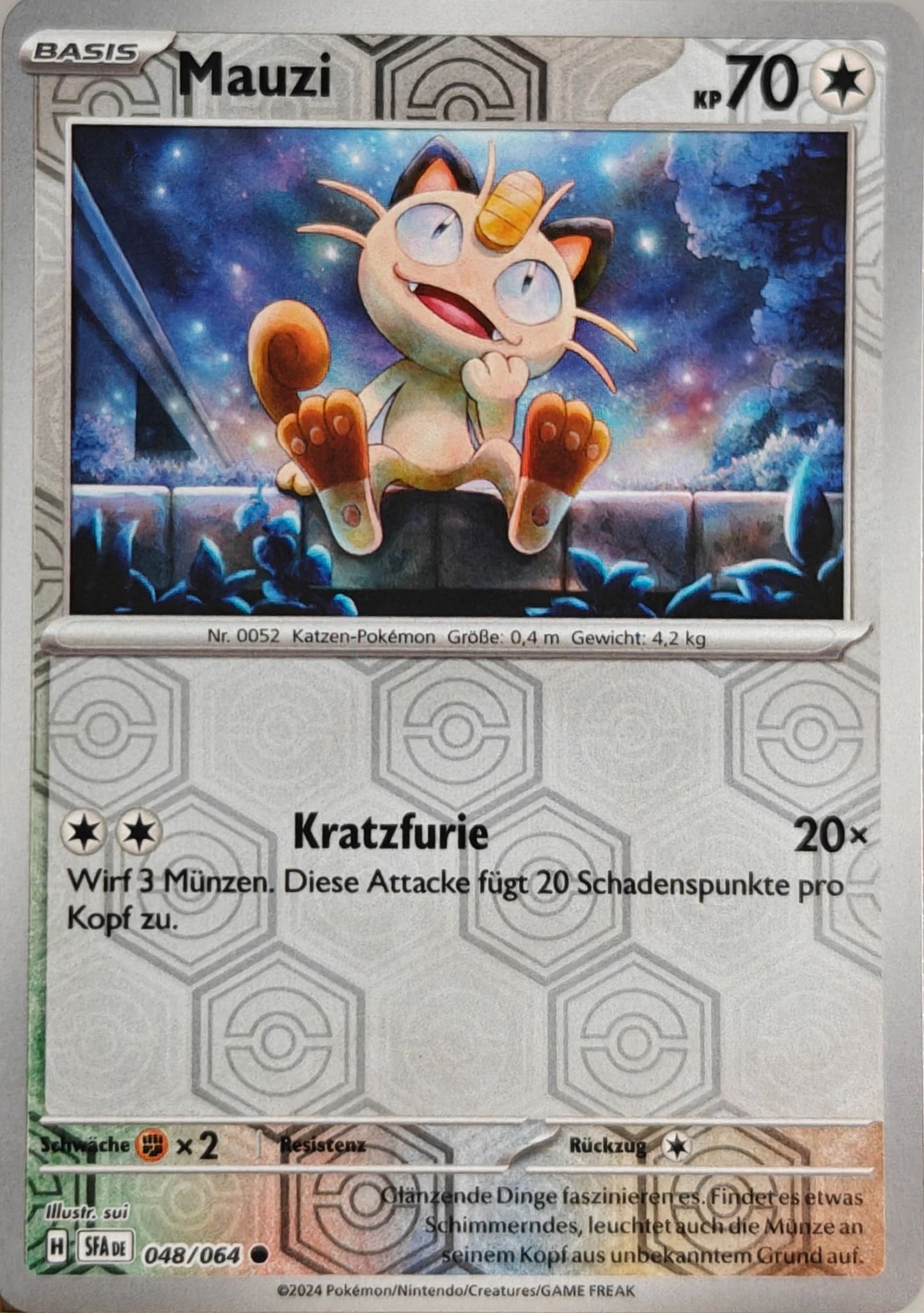 Mauzi - SFA 048/064 - Reverse Pokeball Holo - Common DE