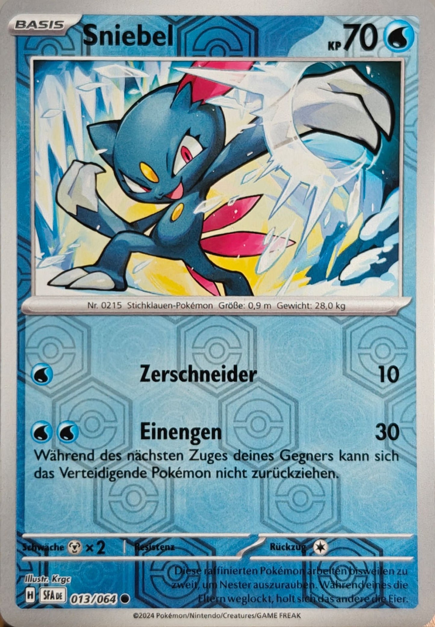 Sniebel - SFA 013/064 - Reverse Pokeball Holo - Common DE