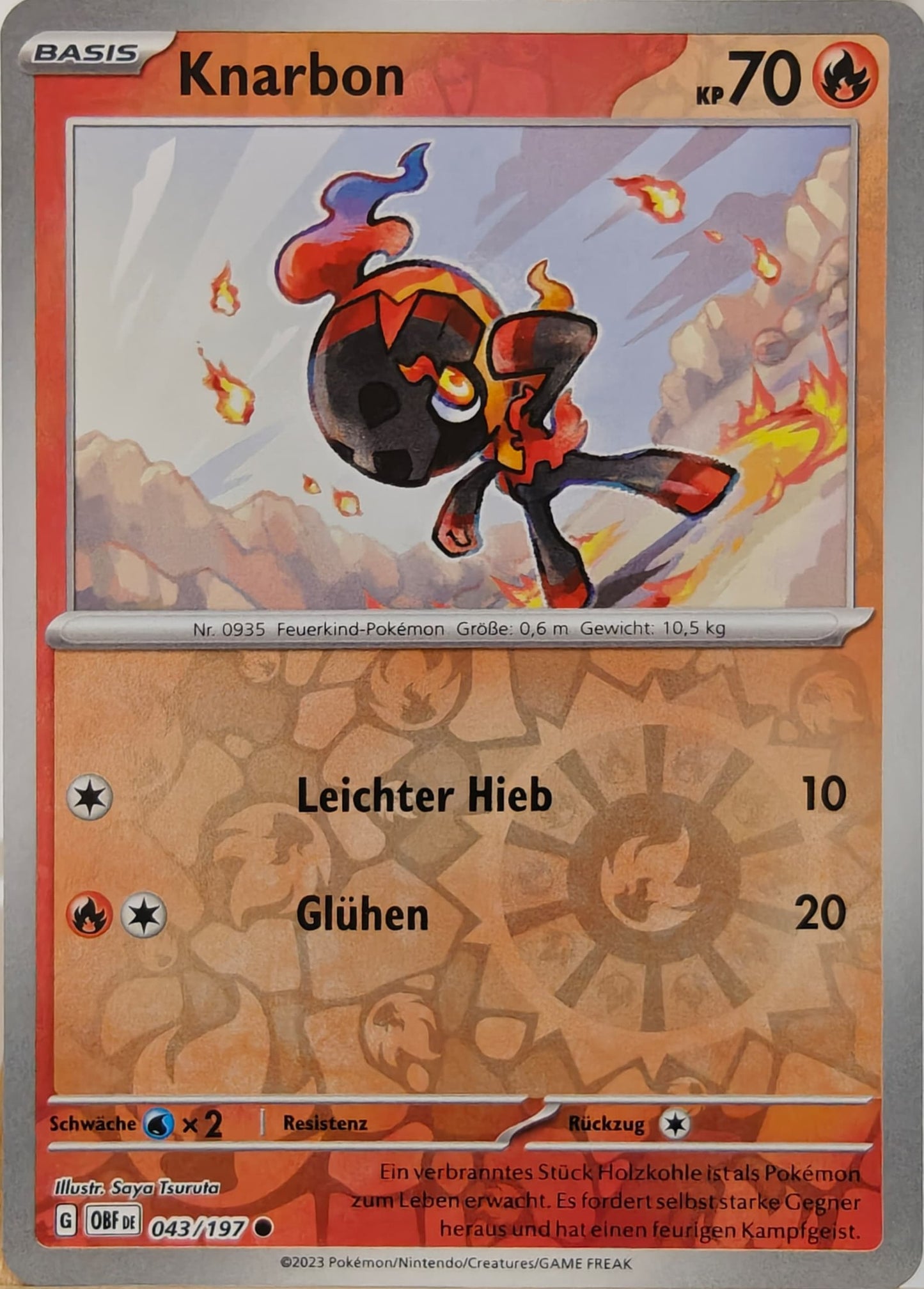 Knarbon - OBF 043/197 - Reverse Holo - Common DE