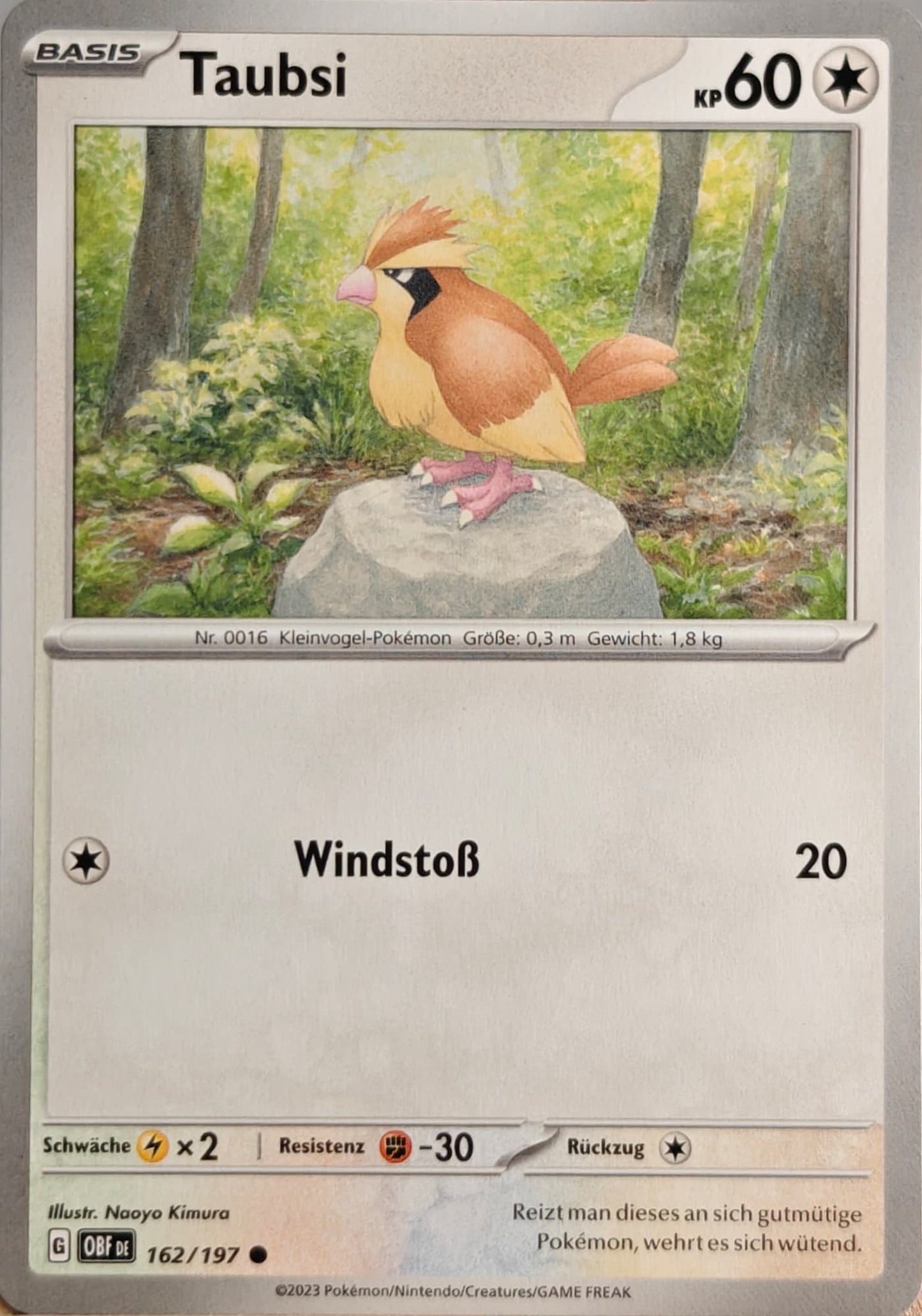 Taubsi - OBF 162/197 - Normal - Common DE