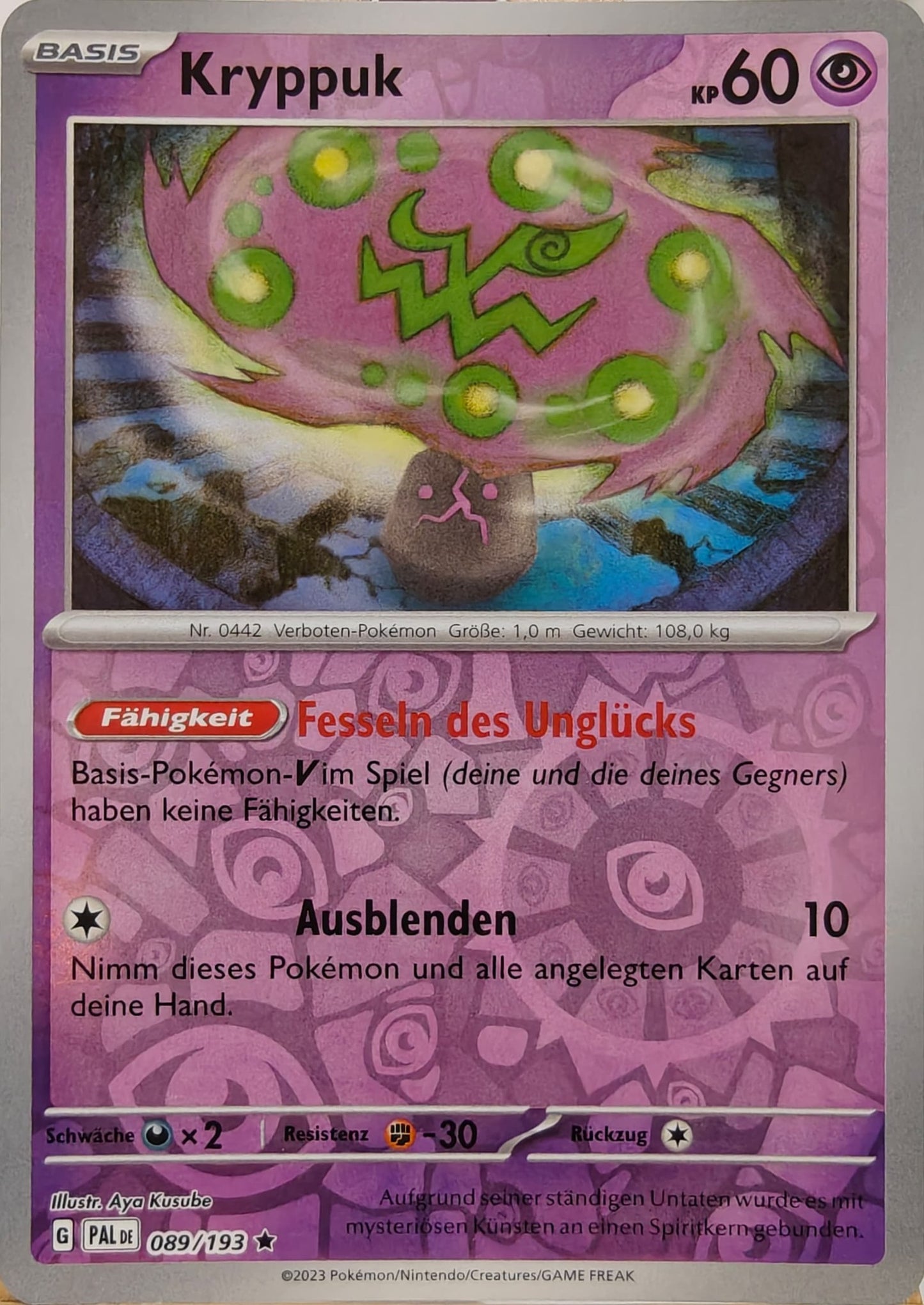 Kryppuk - PAL 089/193 - Reverse Holo - Rare DE