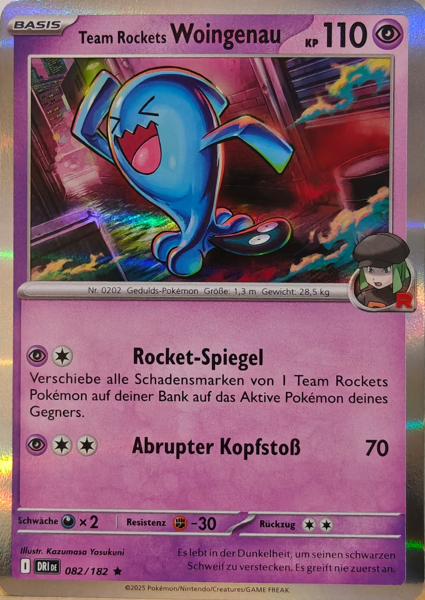 Team Rockets Woingenau - DRI 082/182 - Holo - Rare DE