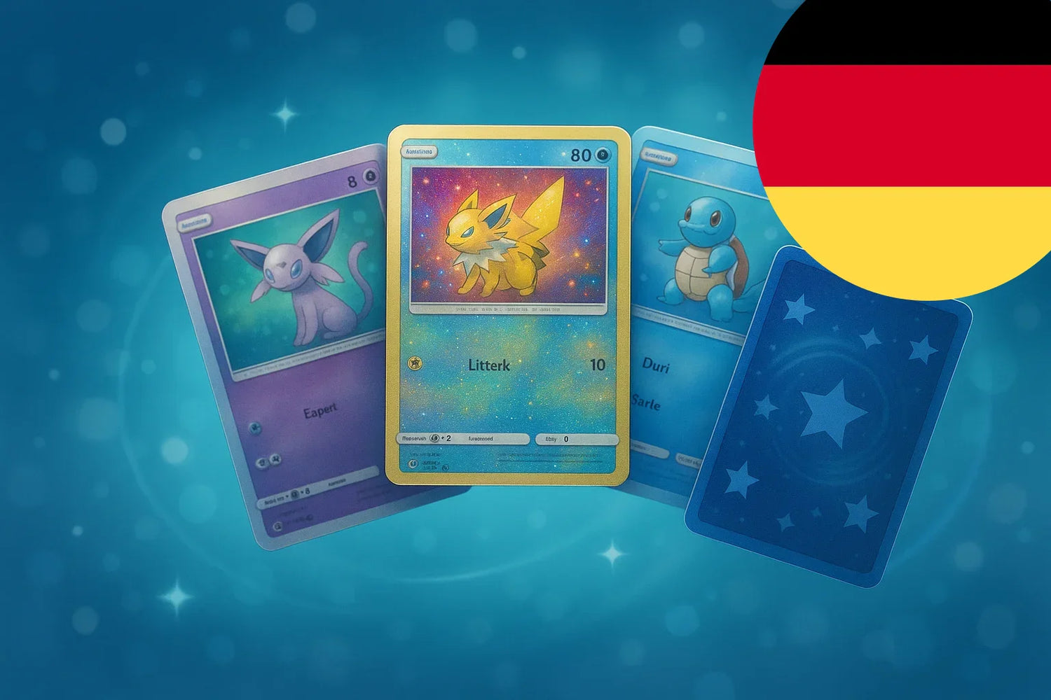 Einzelne Pokemon Karten DE