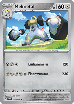 Melmetal - TEF 117/162 - Holo - Rare DE