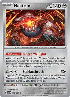 Heatran - TWM 123/167- Holo - Rare DE