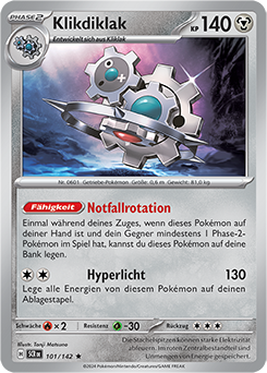 Klikdiklak - SCR 101/142 - Holo - Rare DE