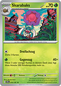 Skarabaks - SSP 014/191 - Holo - Rare DE