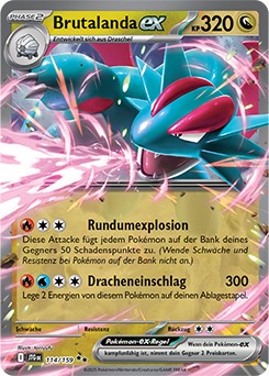 Brutalanda EX - JTG 114/159 - Holo - Double Rare DE