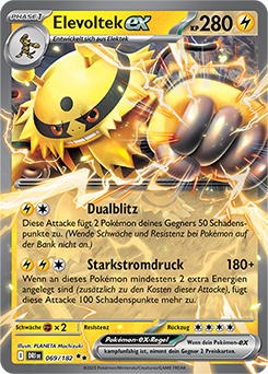 Elevoltek EX - DRI 69/182 - Holo - Double Rare DE