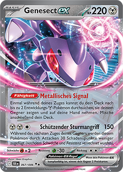 Genesect EX - BLK 67/86 - Holo - Double Rare DE