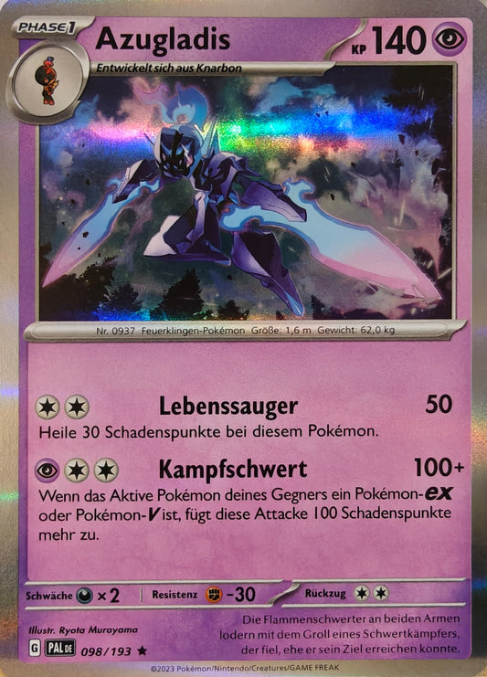 Azugladis - PAL 098/193 - Holo - Rare DE