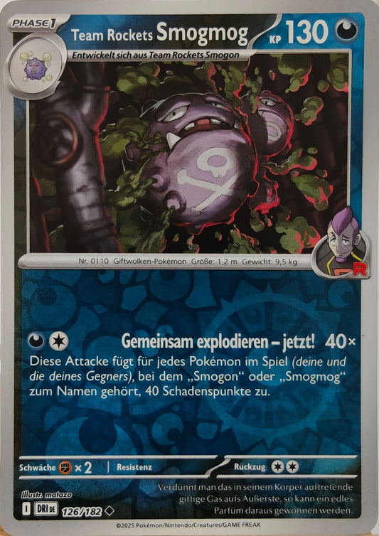 Team Rockets Smogmog - DRI 126/182 - Reverse Holo - Uncommon DE