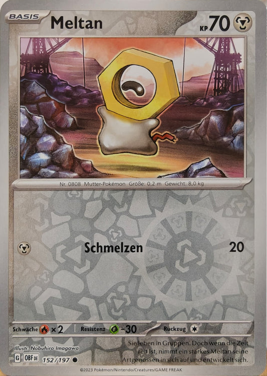 Meltan - OBF 152/197 - Reverse Holo - Common DE
