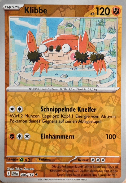 Klibbe - JTG 090/159 - Reverse Holo - Uncommon DE