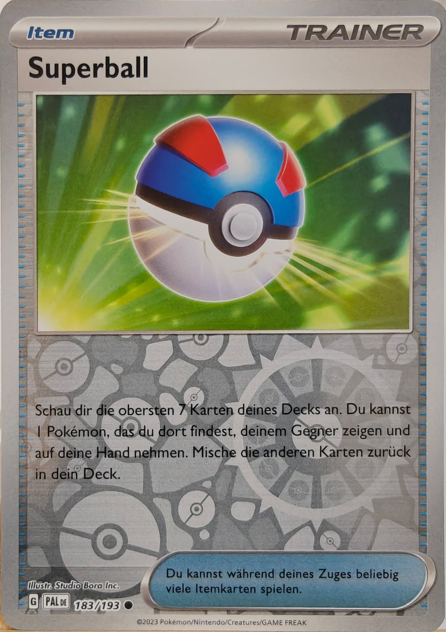 Superball - PAL 183/193 - Reverse Holo - Common DE