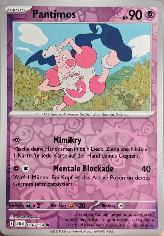 Pantimos - JTG 058/159 - Reverse Holo - Common DE
