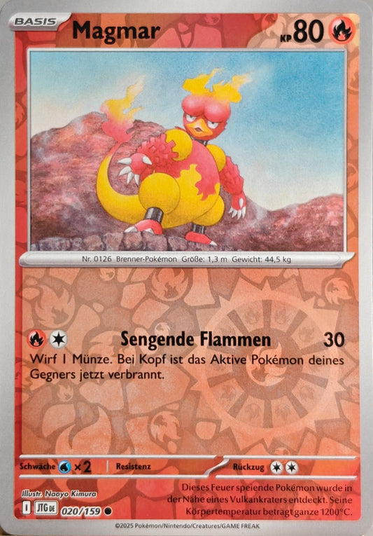 Magmar - JTG 020/159 - Reverse Holo - Common DE
