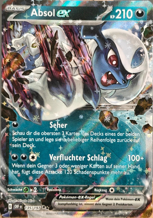 Absol EX - OBF 135/197 - Holo - Double Rare DE