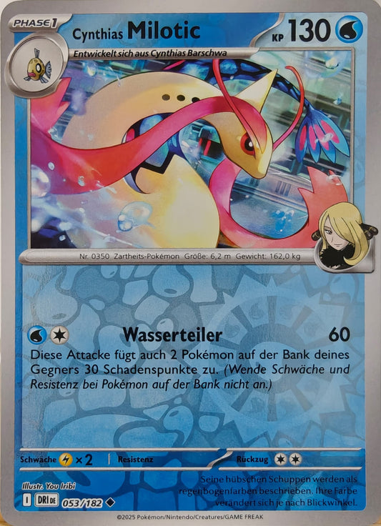 Cynthias Milotic - DRI 053/182 - Reverse Holo - Uncommon DE