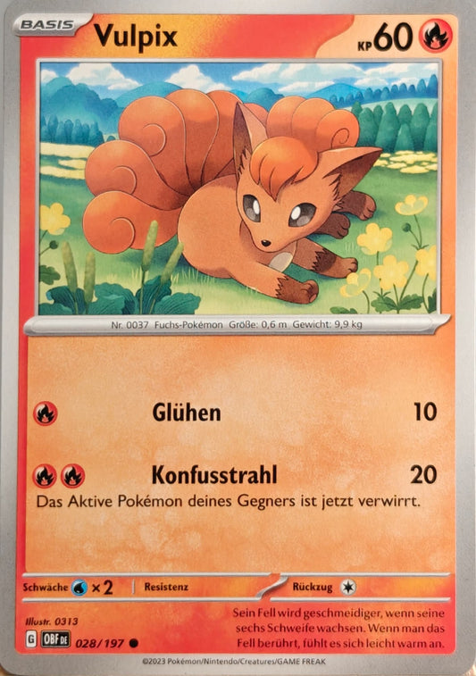 Vulpix - OBF 028/197 - Normal - Common DE