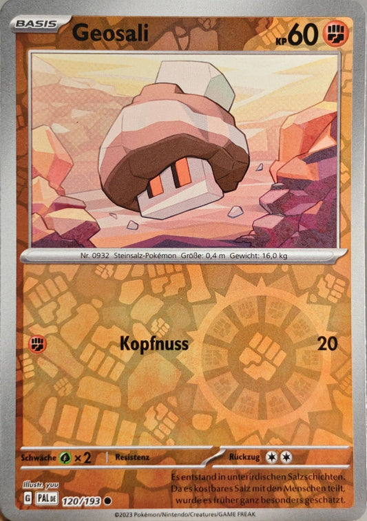 Geosali - PAL 120/193 - Reverse Holo - Common DE