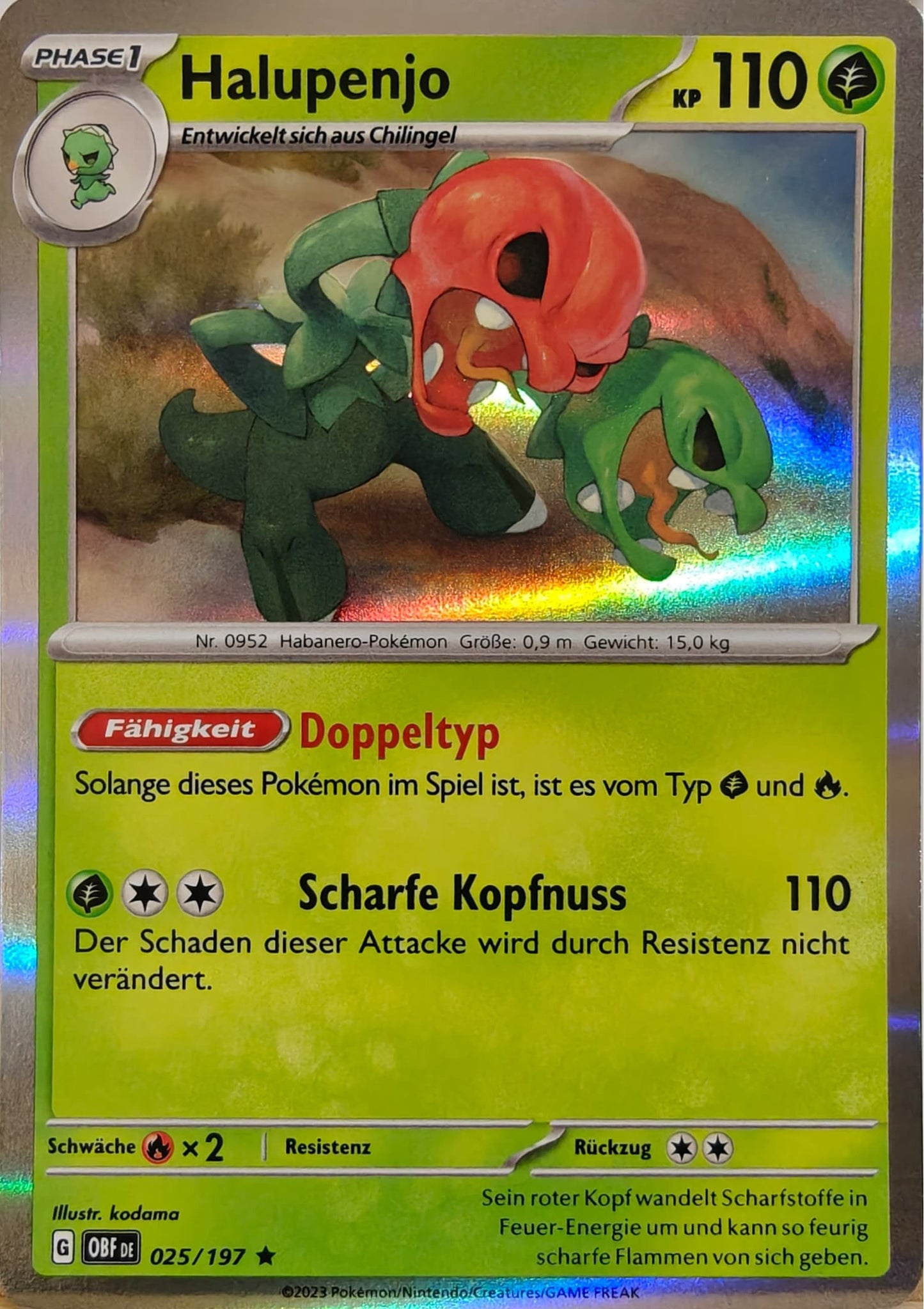 Halupenjo - OBF 025/197 - Holo - Rare DE