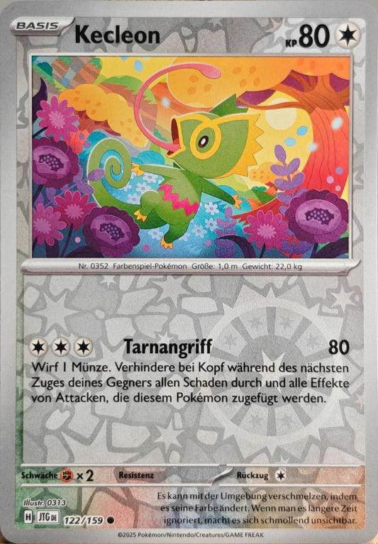 Kecleon - JTG 122/159 - Reverse Holo - Common DE