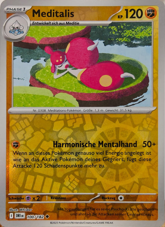 Meditalis - DRI 100/182 - Reverse Holo - Uncommon DE