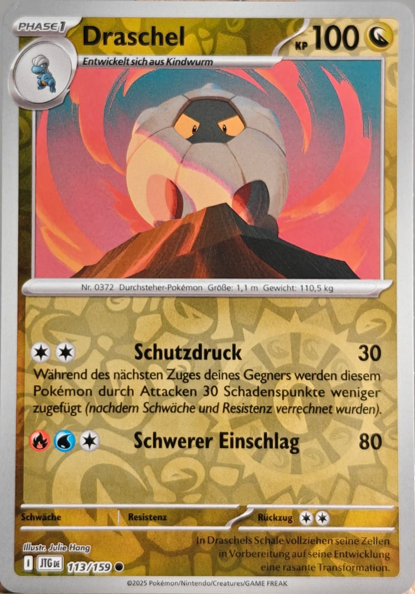 Draschel - JTG 113/159 - Reverse Holo - Common DE