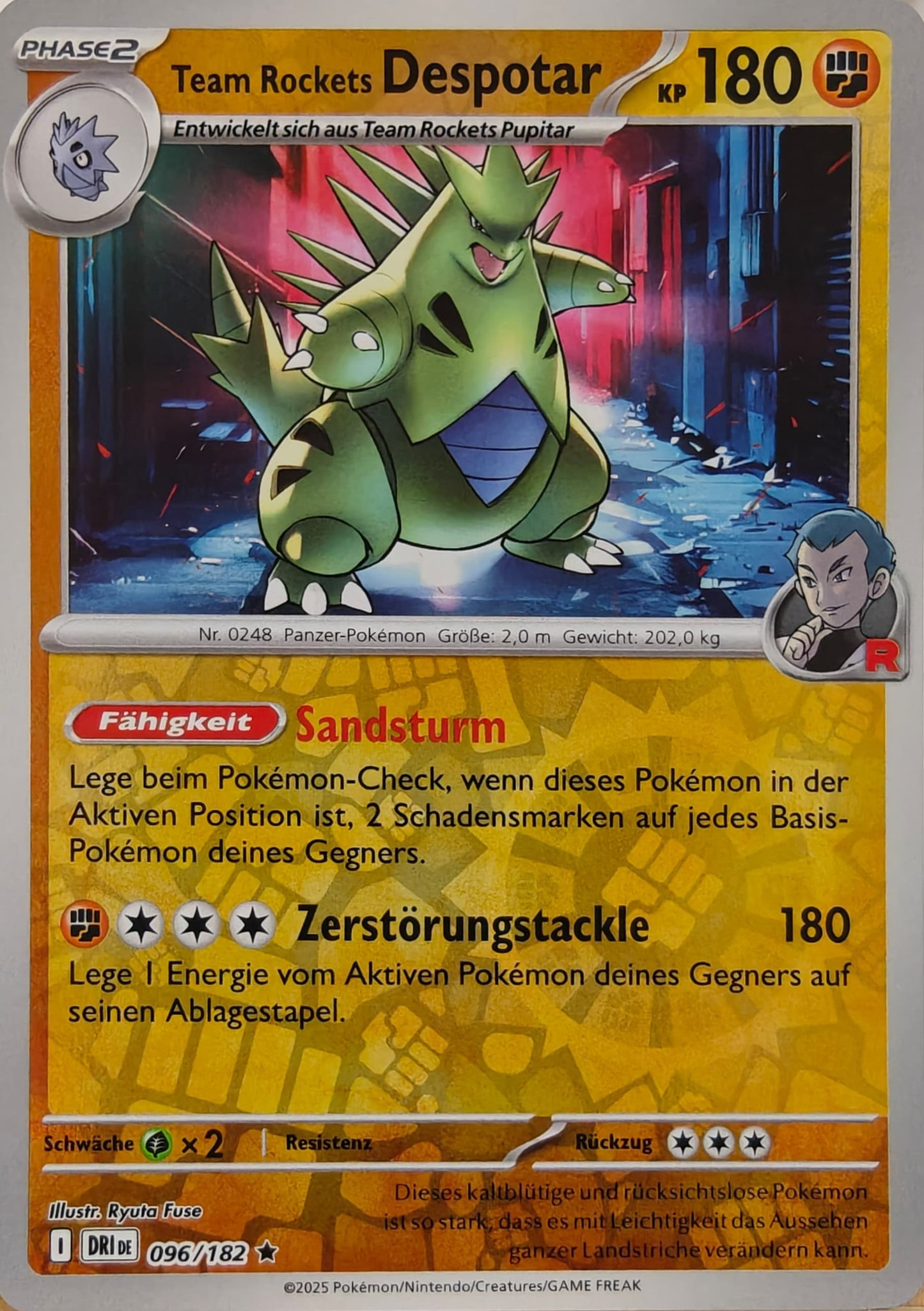 Team Rockets Despotar - DRI 096/182 - Reverse Holo - Rare DE