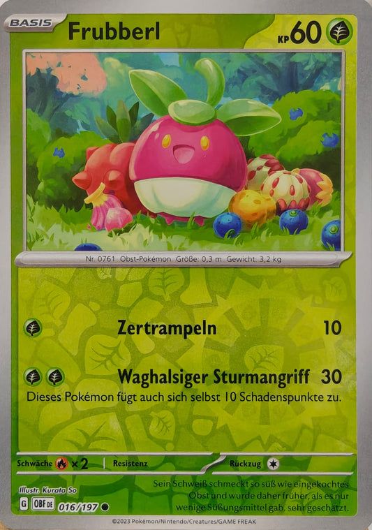 Frubberl - OBF 016/197 - Reverse Holo - Common DE