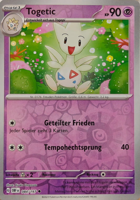 Togetic - OBF 084/197 - Reverse Holo - Uncommon DE
