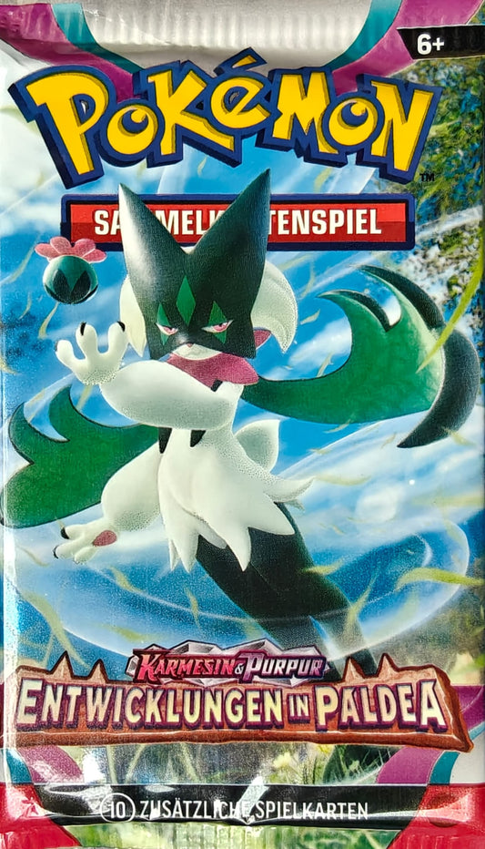 Pokemon - Entwicklungen in Paldea - Booster - 1 Stück