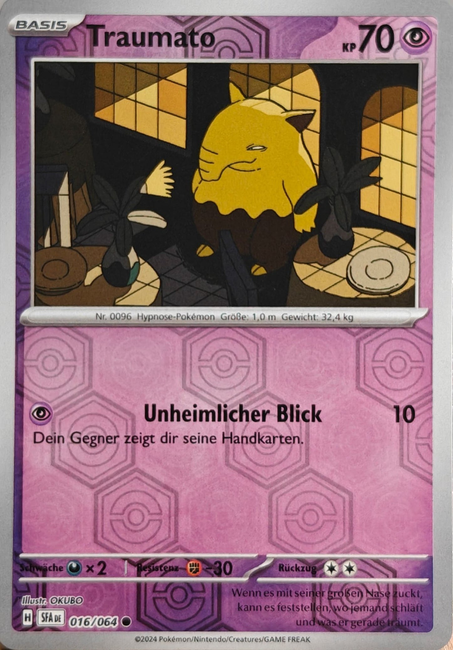 Traumato - SFA 016/064 - Reverse Pokeball Holo - Common DE