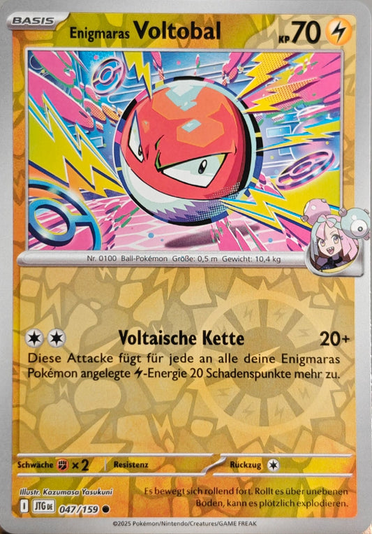 Enigmaras Voltoball - JTG 047/159 - Reverse Holo - Common DE